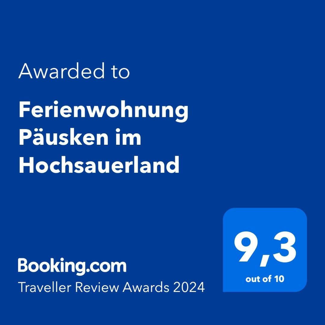 Ferienwohnung Paeusken Im Hochsauerland- E- Bike Und Auto Laden Moeglich 贝斯特维格 外观 照片